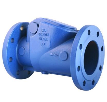 Swing Check Valve with PN 16 Pressure Rating for Automatic Operation and Bubble-Tight Seal in Pipeline Systems
